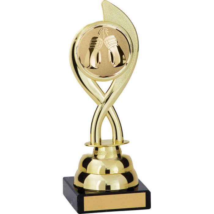  8'' SWIRL PLASTIC BOXING TROPHY 